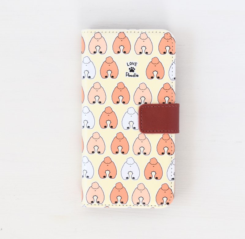 Poodle butt phone cover - 手機殼/手機套 - 其他材質 多色