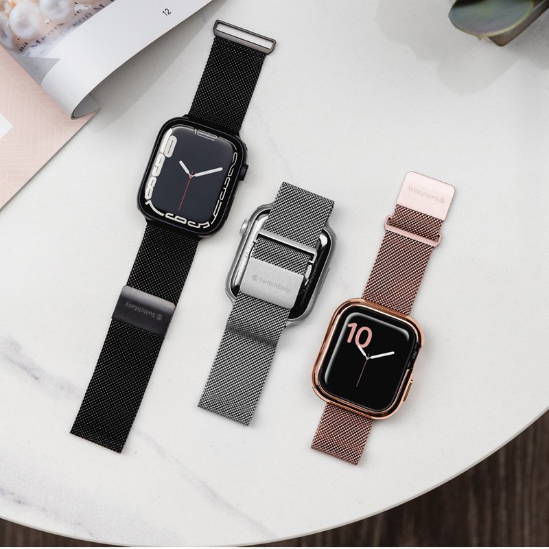 SwitchEasy Apple Watch Mesh Milan Stainless Steel Magnetic Strap (Ultra/9/8/7) - แกดเจ็ต - สแตนเลส 