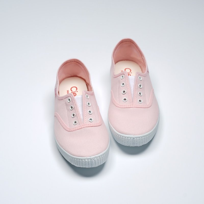 西班牙國民帆布鞋 CIENTA 55000 03 淡粉紅色 經典布料 大人 - 女款休閒鞋 - 棉．麻 粉紅色