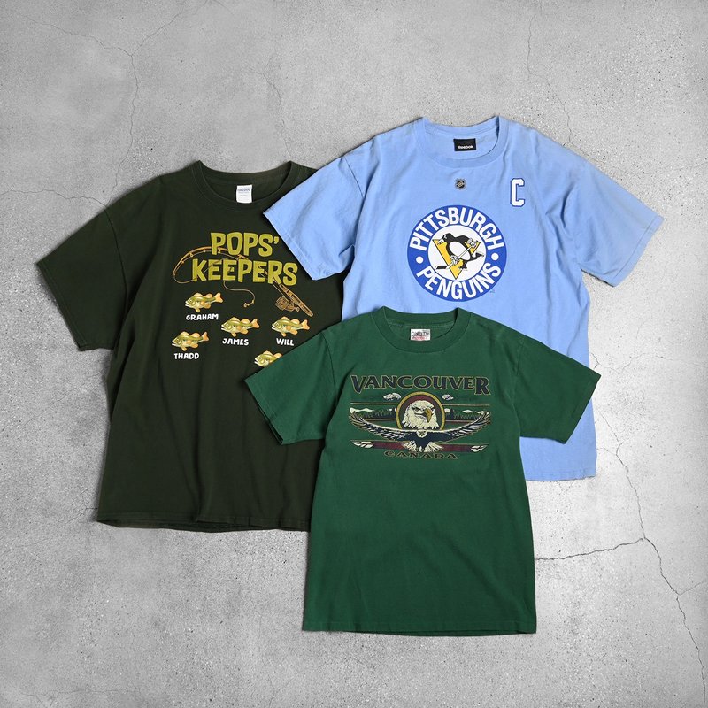 Vintage Harley 美式圖案 Tee /Vintage Tee - เสื้อฮู้ด - ผ้าฝ้าย/ผ้าลินิน หลากหลายสี