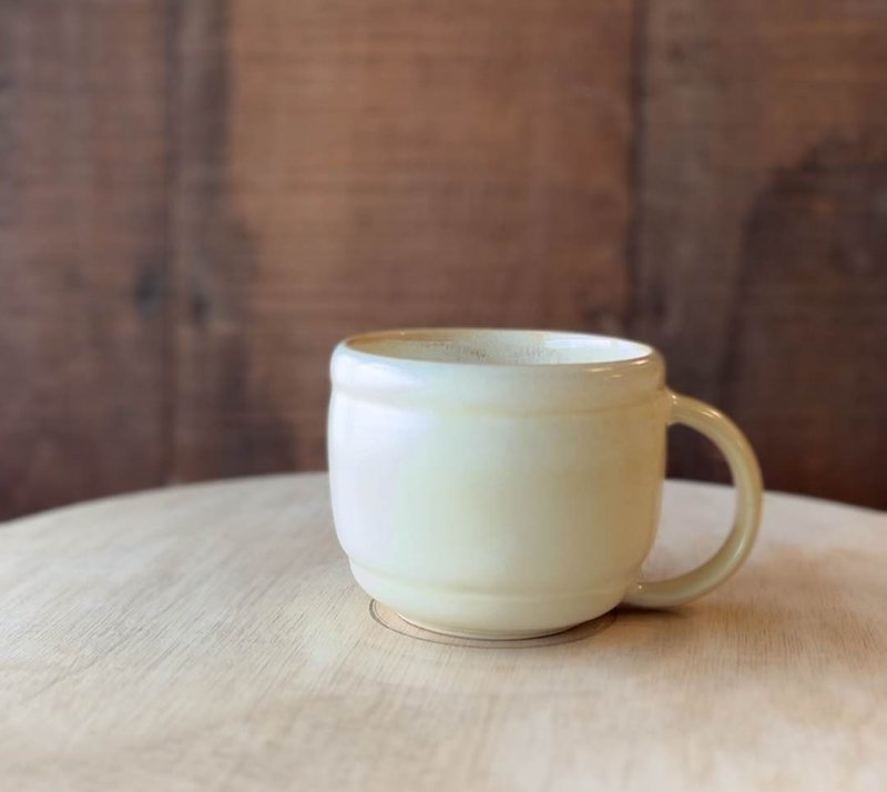 蜂蜜拿鐵 茶杯 咖啡杯 - 咖啡杯/馬克杯 - 陶 黃色