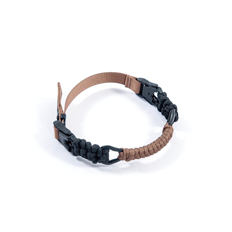 EW-B5 STEdwardsii - Snap Ring • Neck Ring - Brown - สร้อยติดคอ - ไนลอน สีนำ้ตาล