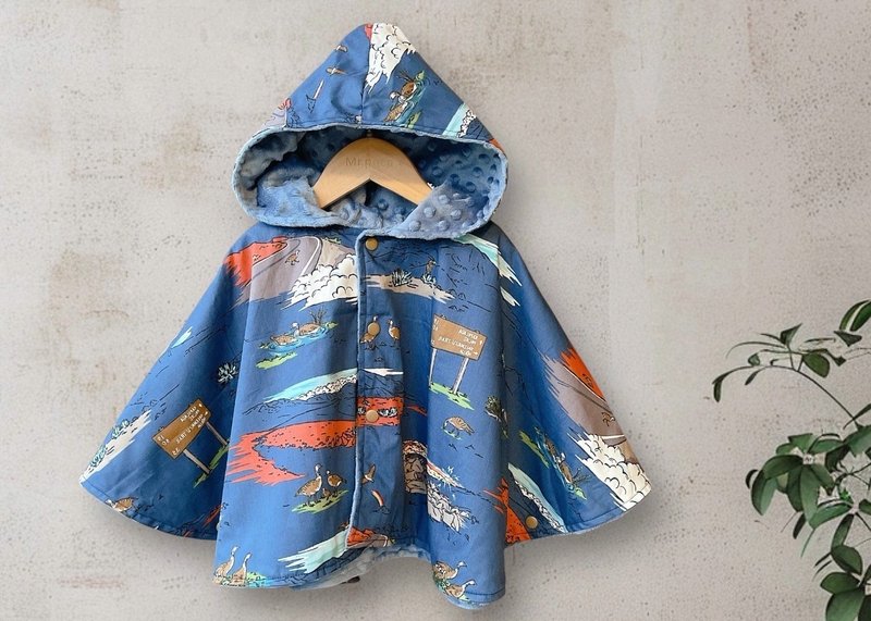 Poncho/Cloak for children - เสื้อโค้ด - ผ้าฝ้าย/ผ้าลินิน หลากหลายสี