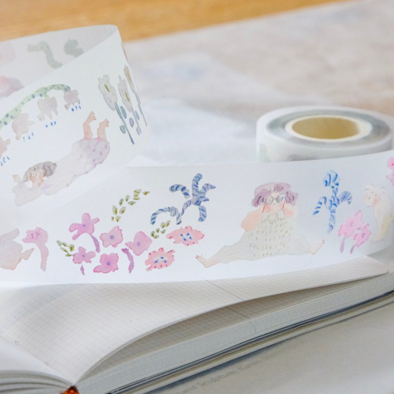 PET Tape - In Search of | Masking Tape | Journaling | Planner Tape - มาสกิ้งเทป - กระดาษ สีส้ม