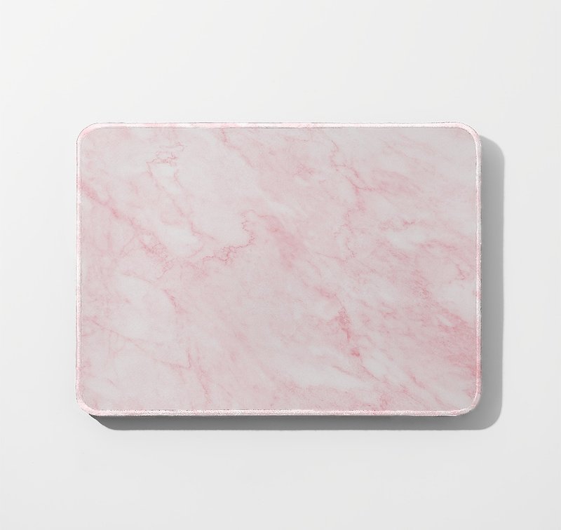 Marble Series--Marble - Pink  WFH/office/customize present - Mouse Pads - Eco-Friendly Materials Pink