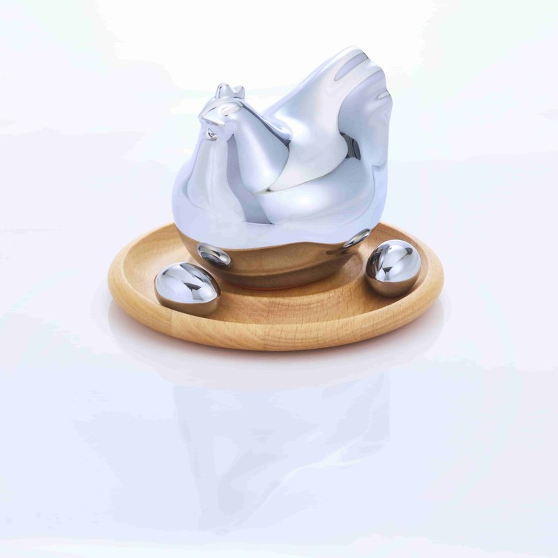 【股市大漲必備】亮面款 金雞母(富貴銀) - 擺飾/家飾品 - 鋁合金 多色