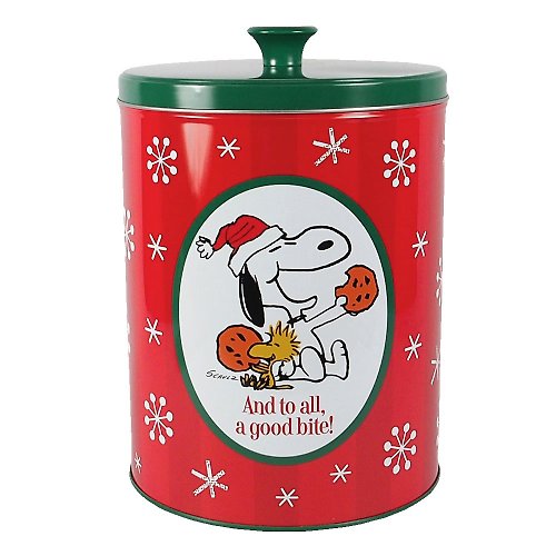 205剪刀石頭紙 Snoopy 聖誕貪吃糖果罐【Hallmark禮品 聖誕節系列】