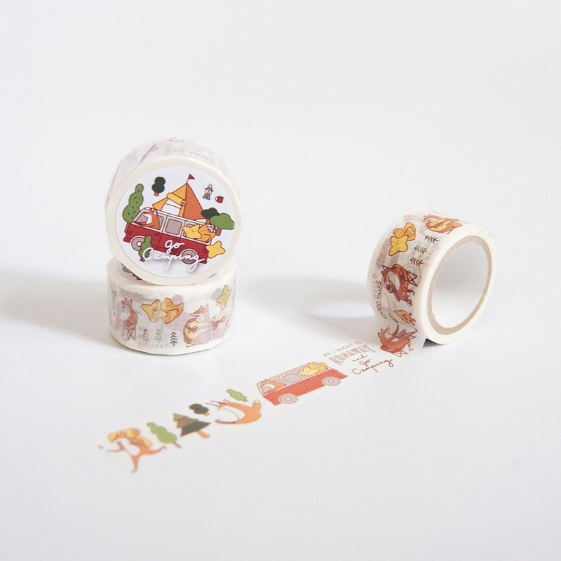 狐吉露營 Go Camping | 紙膠帶 - 紙膠帶/和紙/PET - 紙 