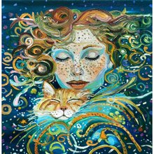 50's ハイチアンオイルペインティングアート2枚組ヴィンテージ絵画