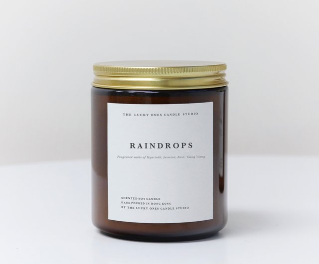 No.109 RAINDROPS | Handmade Soy Candle | Scented Candle