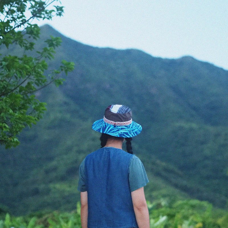 Scrap Bucket Hat Hiking Hat | Handmade in Hong Kong - Hats & Caps - Polyester 