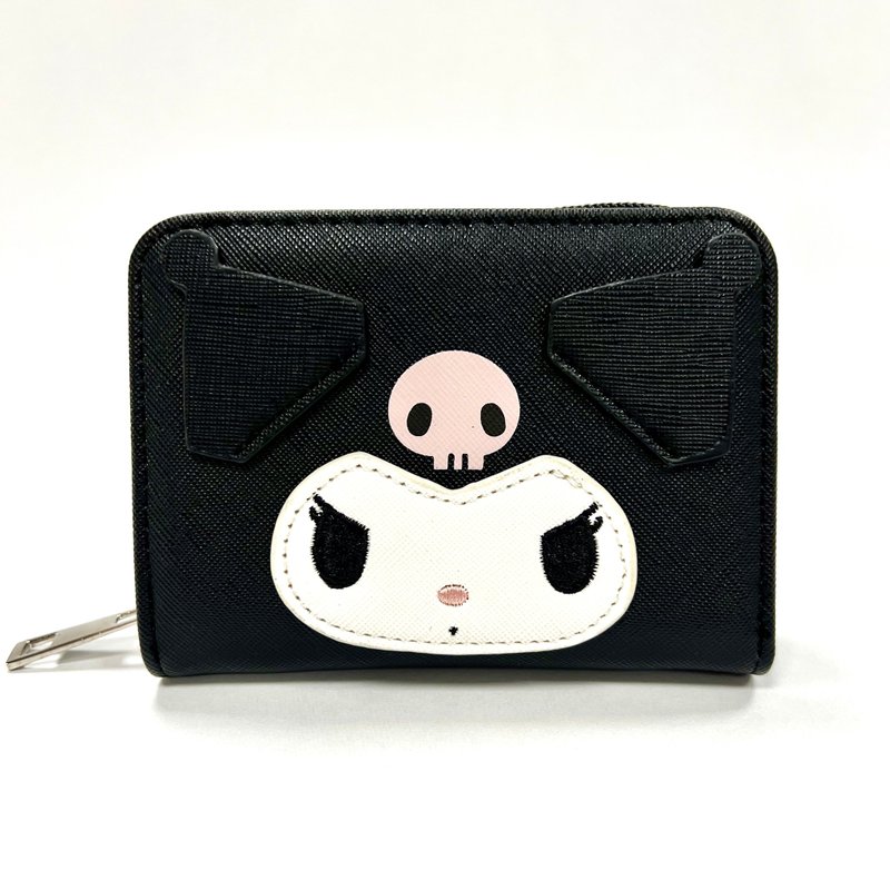 Sanrio Kuromi wallet - กระเป๋าสตางค์ - หนังเทียม สีดำ