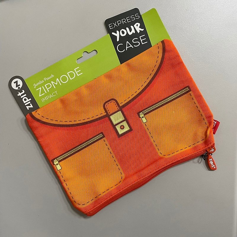 zipit Impact Universal Bag-Orange Bag - กระเป๋าเครื่องสำอาง - ผ้าฝ้าย/ผ้าลินิน สีส้ม