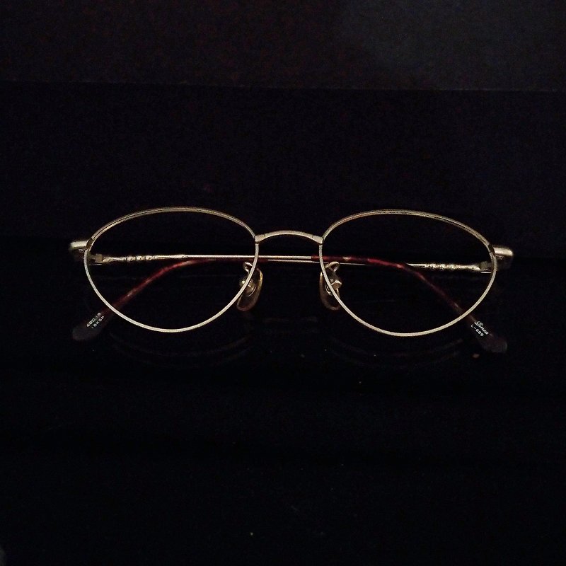Monroe Optical Shop / 90's Antique Eyeglass Frame M13 vintage - Glasses & Frames - Precious Metals Gold