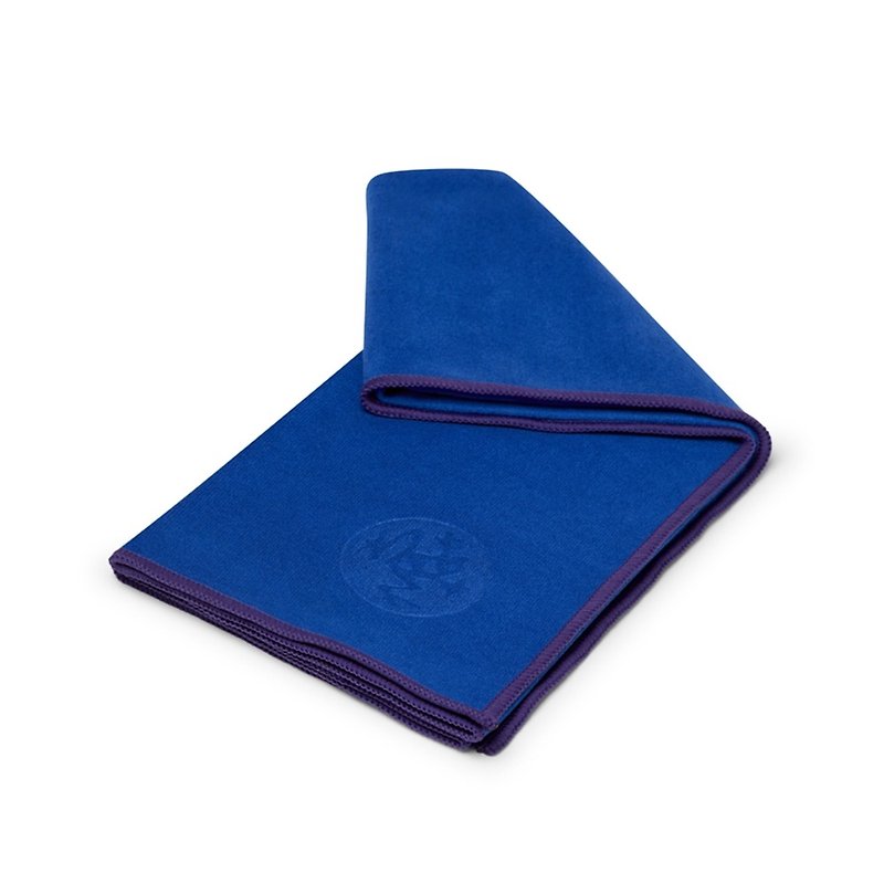 【Manduka】eQua Hand Towel Yoga Hand Towel-Buoy (Wet Anti-Slip) - Fitness Accessories - Polyester Blue