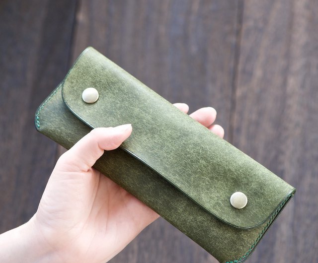 革のペンケース カラーオーダー - ショップ 革小物 yoshii 筆箱・ペン