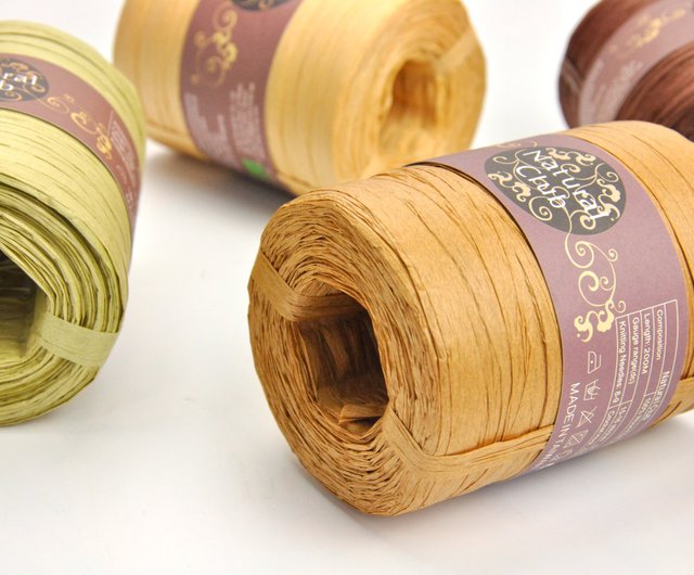 Washable Paper Yarn Soft Paper Raffia 