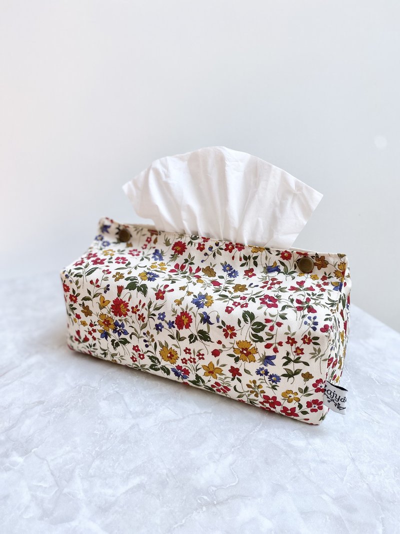 Fabric tissue box cover - Tissue Boxes - Cotton & Hemp Yellow