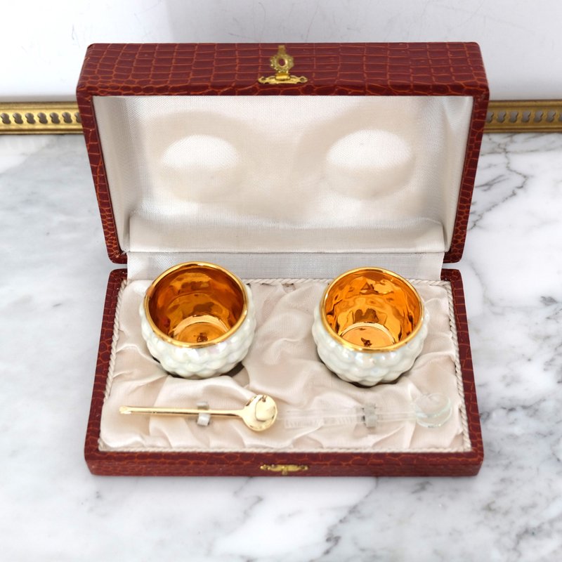 法國復古 Limoges 調味料瓶禮品套裝 - 調味罐/醬料罐 - 瓷 白色