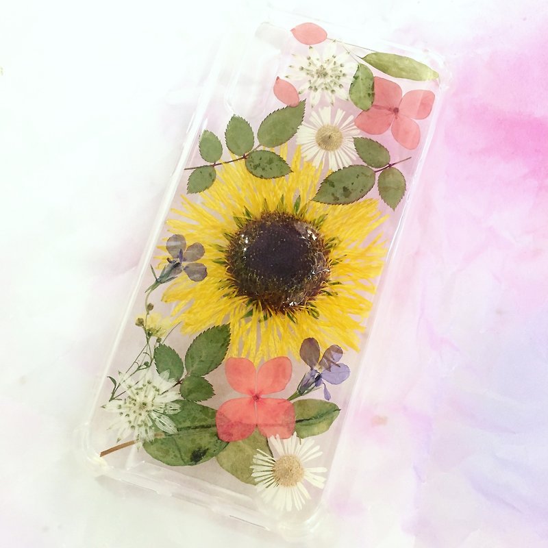 Milano - pressed flower phone case - Phone Cases - Plants & Flowers Yellow