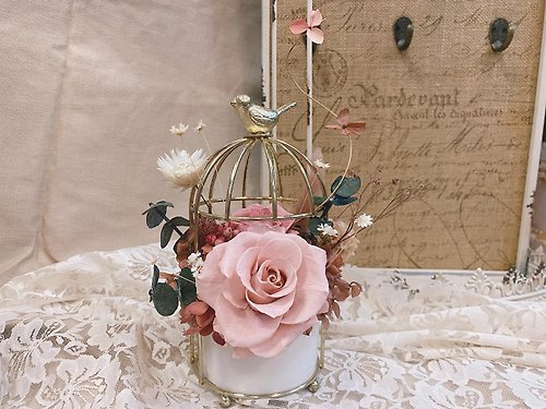 Teresa’s Floral Design |法式浪漫|鳥籠造型花禮