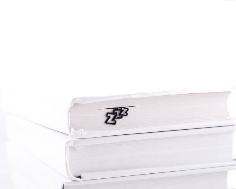 Metal Book Bookmark Zzz // Sleep // Novelty gift // Free shipping worldwide - 書籤 - 其他材質 黑色