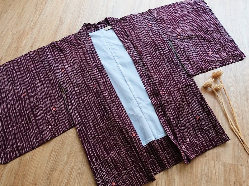 Vintage Kimono / Feathered no.19 - Other - Other Materials Purple