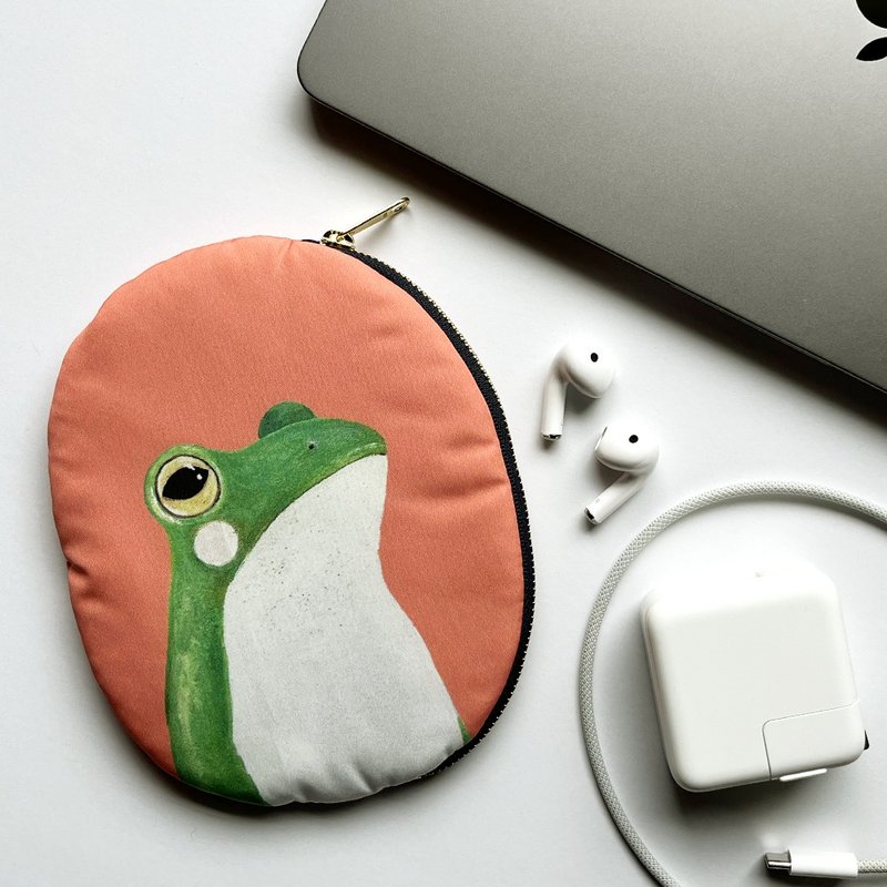 animal pouch - FROG - กระเป๋าเครื่องสำอาง - เส้นใยสังเคราะห์ 