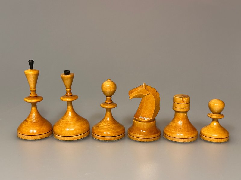 Valdai chess set 1962 - 桌遊/牌卡 - 木頭 