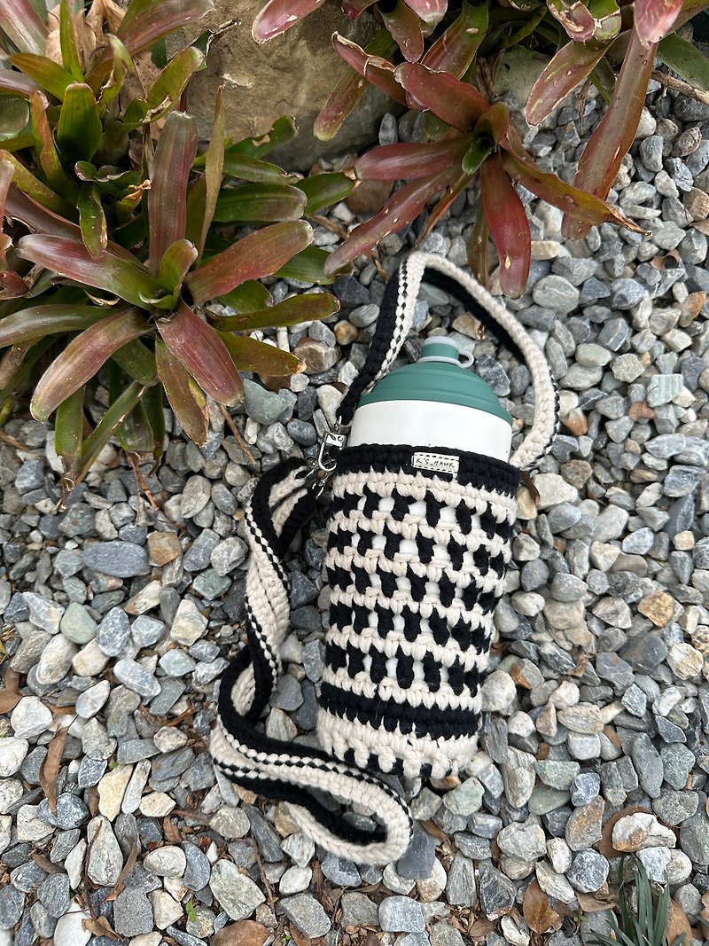 KS-Hand-woven eco-friendly cup bag - Candles & Candle Holders - Other Materials 