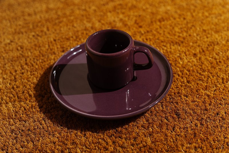 德國製ー桔梗紫濃縮咖啡杯組ー古董老件道具 - 咖啡杯/馬克杯 - 其他材質 紫色