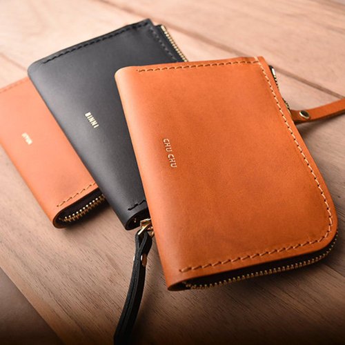ウォレット ハンドメイド ハンドメイド カジュアル 革財布 財布 短財布 本革 二つ折り財布