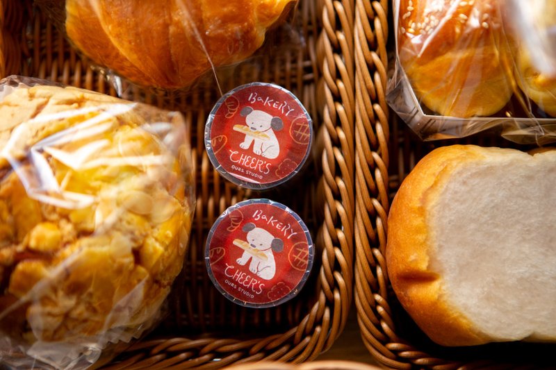 Bakery Cheer's PET Tape - มาสกิ้งเทป - พลาสติก สีแดง