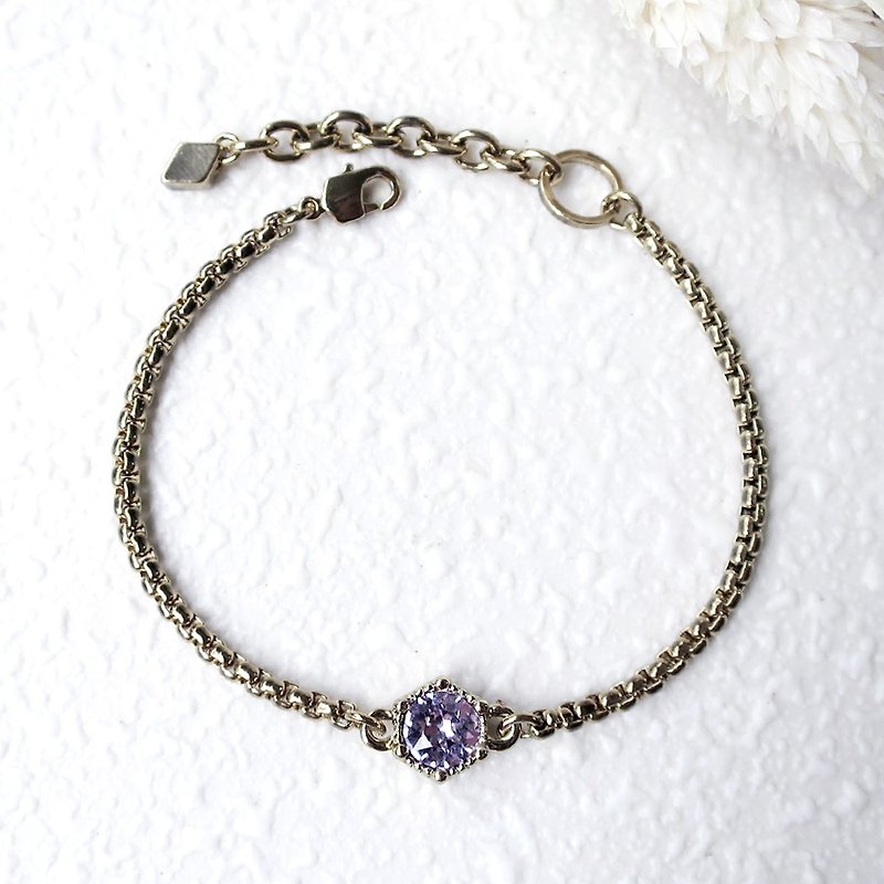 VIIART。Vintage 18K Gilding Bracelet with  Swarovski Crystal - Bracelets - Other Metals Gold