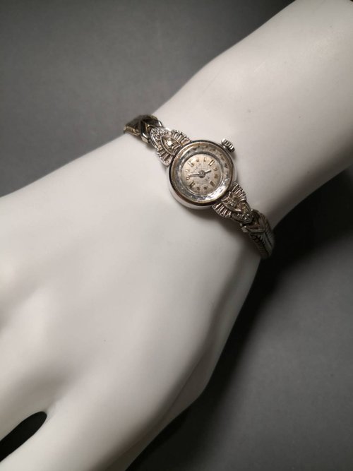 OH済み純正ベルト60s ブローバ【BULOVA】23JEWELS自動巻き腕時計 BULOVA ブローバ 1960年代 ハンドブレスレット/10Kゴールド