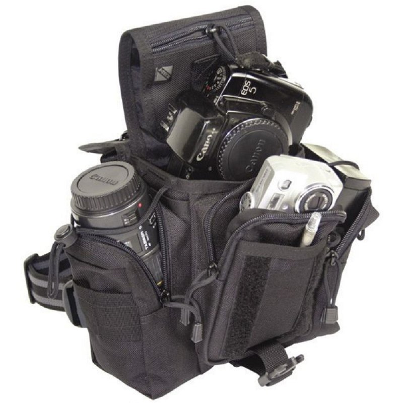 J-TECH│3way Photographic Equipment Bag│Military Tooling Waterproof - Camera Bags & Camera Cases - Nylon Black