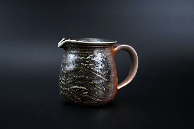 Firewood is pouring tea into a fair cup and a male cup [Zhenlin Ceramics] - ถ้วย - ดินเผา 