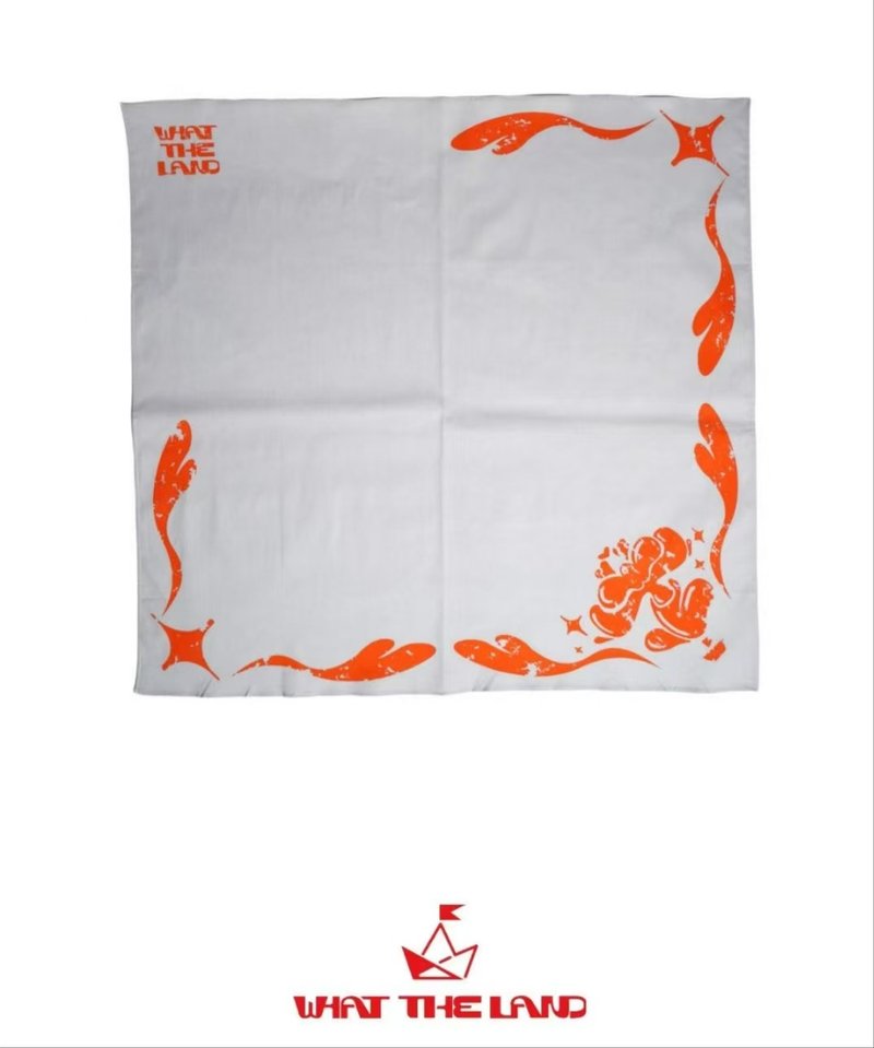 What the land由愛開始限定版頭巾 - 絲巾 - 棉．麻 