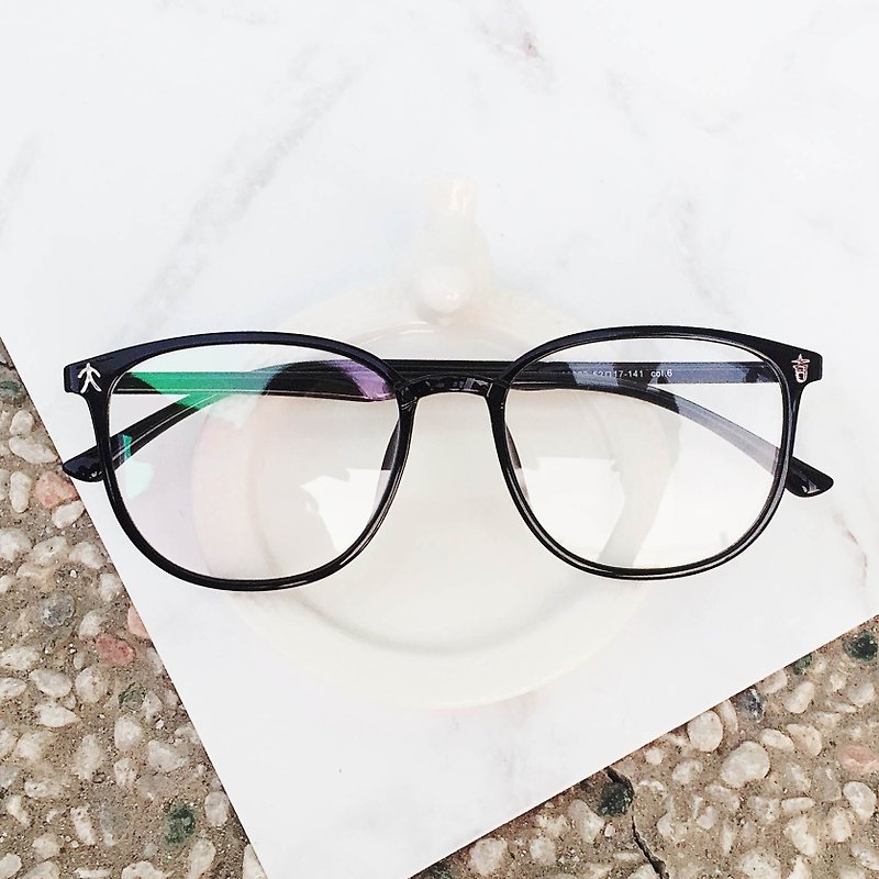 【客製文符眼鏡】大吉 光學眼鏡 - 眼鏡/眼鏡框 - 其他金屬 白色