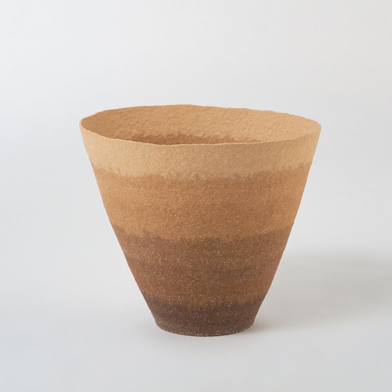 STUDIO HA SHIN-HYEOK Form Series - 擺飾/家飾品 - 陶 咖啡色