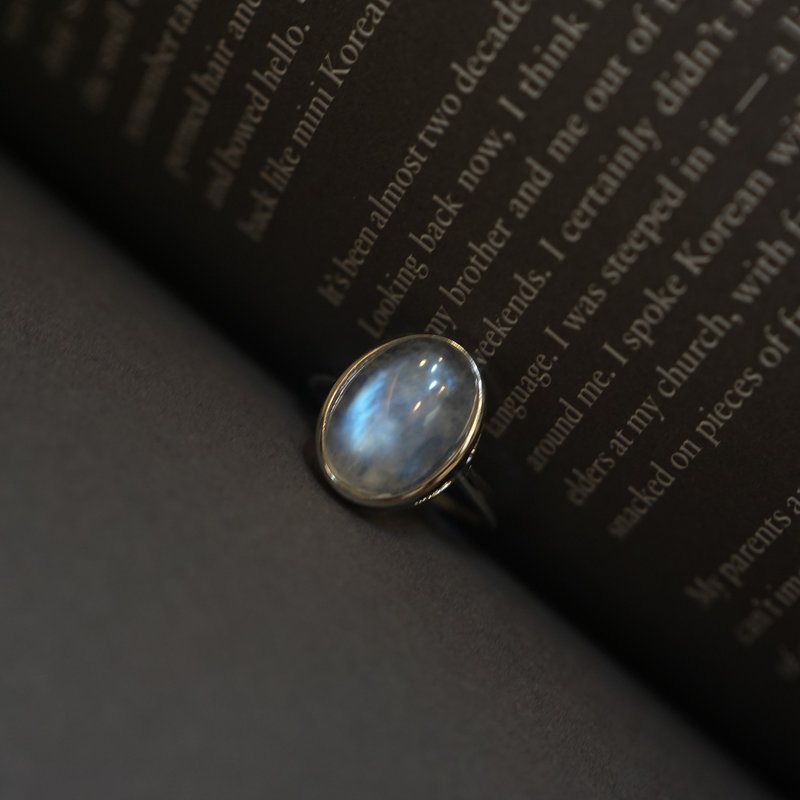 Wish - Moonstone Ring - General Rings - Gemstone White