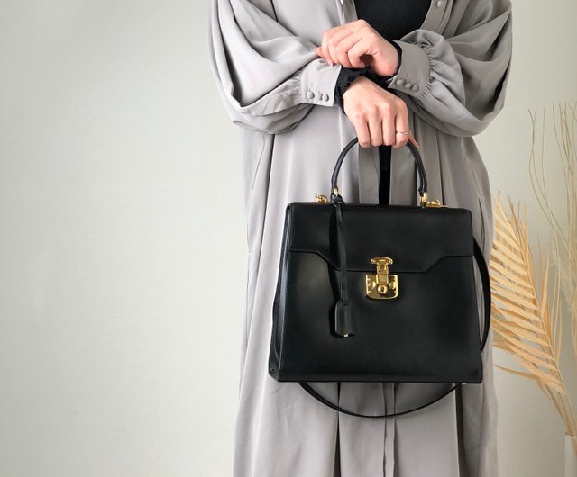 日本直送 名牌中古包 】GUCCI グッチ レディロック レザー 2way
