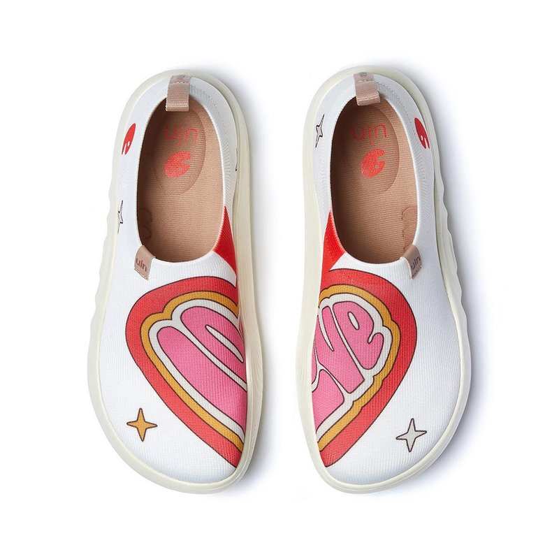 [Uin] Spanish original design | Love Collision Toledo 10 painted casual women's shoes - รองเท้าลำลองผู้หญิง - วัสดุอื่นๆ หลากหลายสี