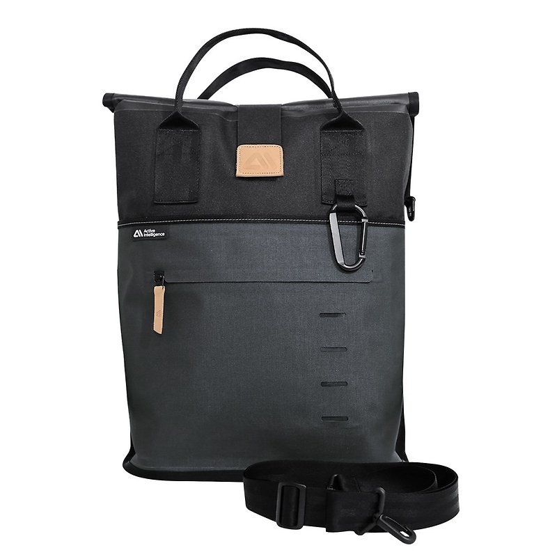 City Forest Bag-Neil Tote Bag-Starry Black - กระเป๋าเป้สะพายหลัง - วัสดุกันนำ้ สีดำ