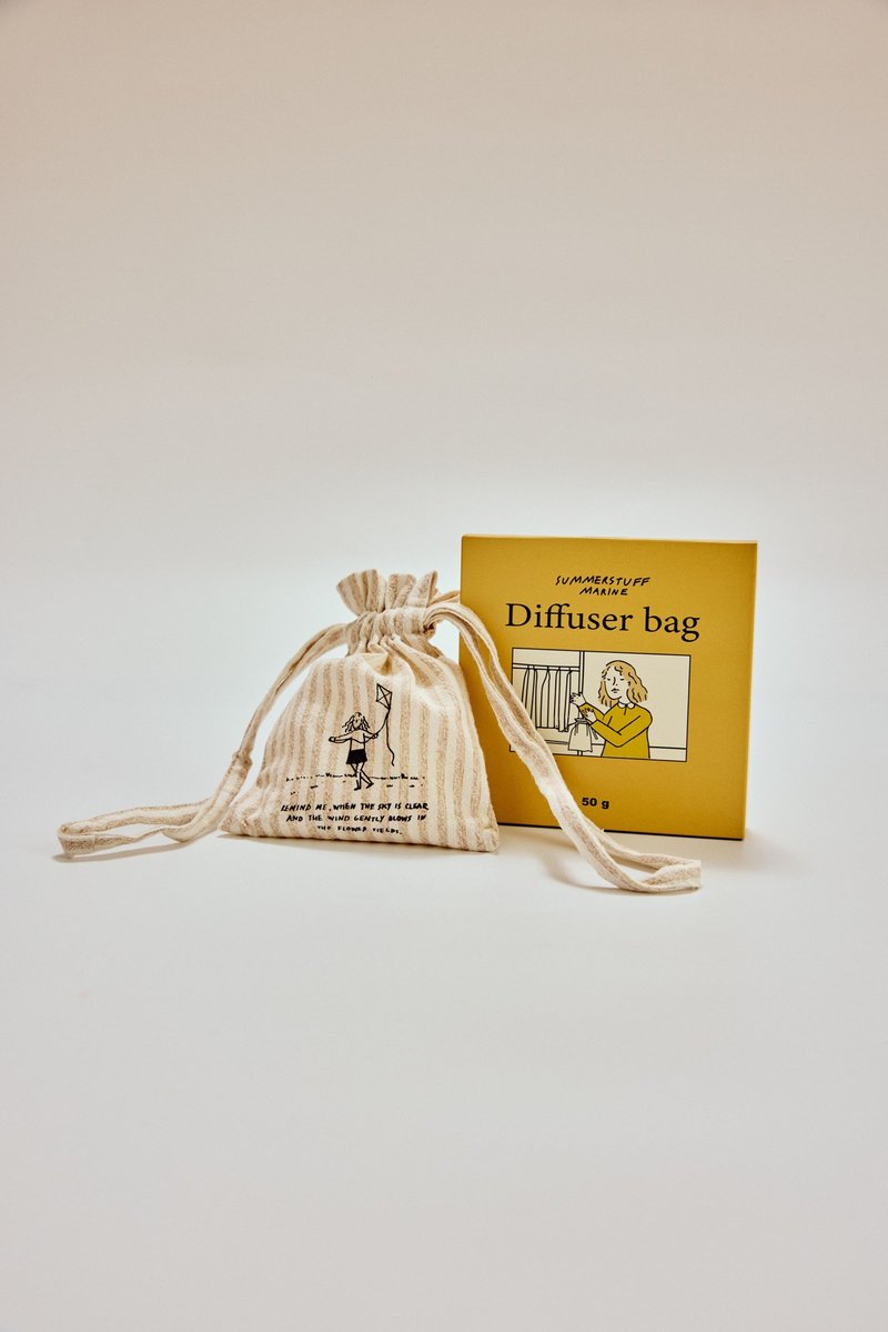 Summerstuff.marine - DIFFUSER BAG  กลิ่น SUMMER REMINDER (50 g) - 香氛/精油/擴香 - 精油 白色