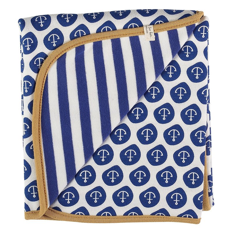 100% organic cotton sailor baby bag made in the UK - ของขวัญวันครบรอบ - ผ้าฝ้าย/ผ้าลินิน สีน้ำเงิน