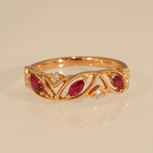 IRIZA Jewellery 18K金紅寶石 Rubi 戒指 The Ruby Rubi Ring in Roseate
