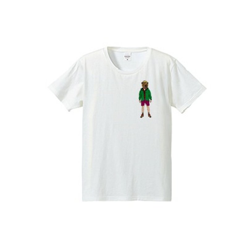 BEAR one (4.7oz T-shirt) - เสื้อยืดผู้ชาย - ผ้าฝ้าย/ผ้าลินิน สีเขียว