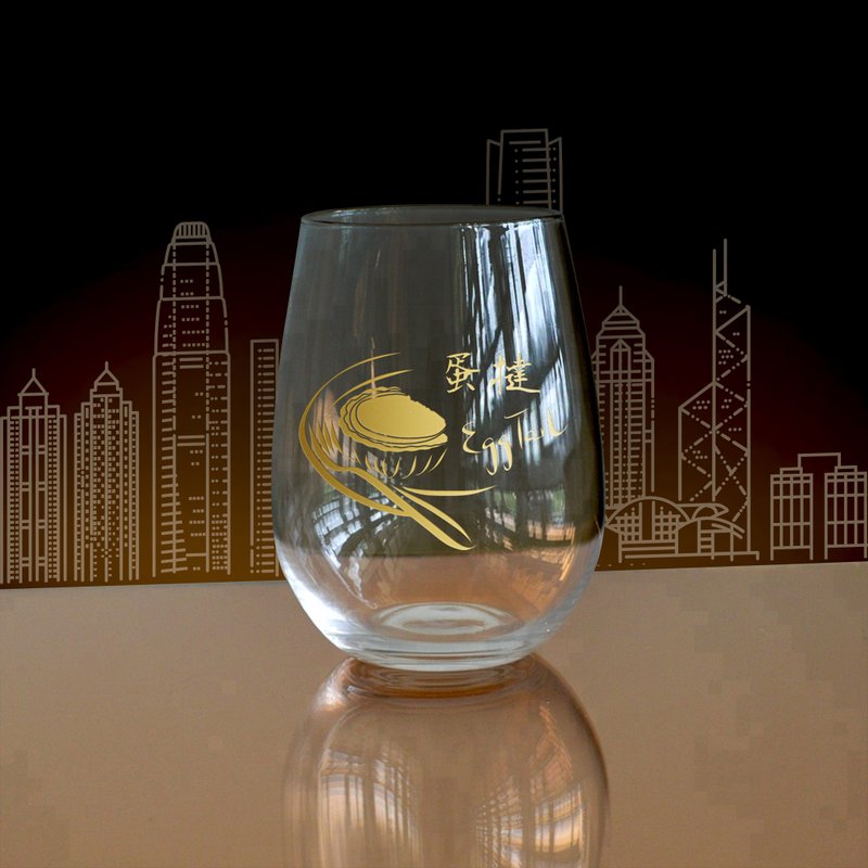 Hong Kong紀念禮物|特色雕刻禮物 香港美食紀念禮物 威士忌對杯 - 酒杯/酒器 - 玻璃 