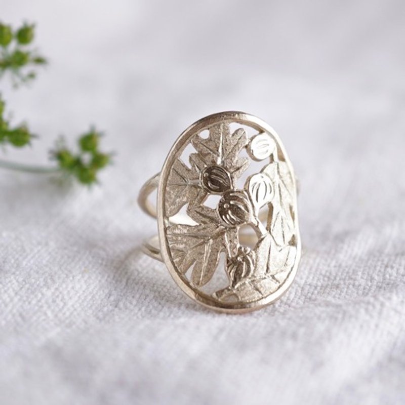 Fig ring  R102K10 - 戒指 - 其他金屬 金色